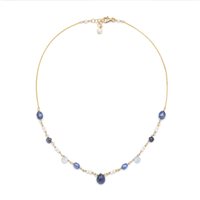 Collana Ishwara Donna in Argento Calcedonio SS0423GR - SS0423GR